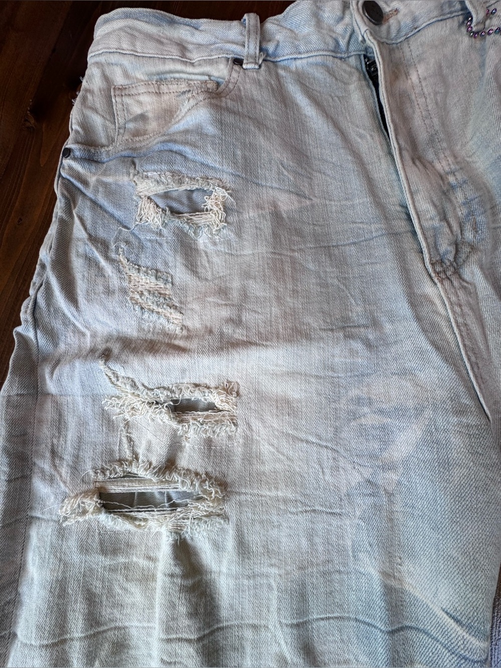 Smoke Rise New York Distressed Denim Shorts - Men’s Size 36 NWT - Picture 4 of 7